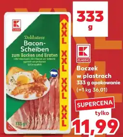 Kaufland Boczek w plastrach oferta