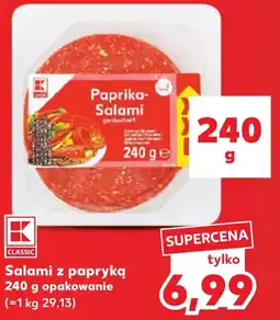 Kaufland Salami z papryką oferta