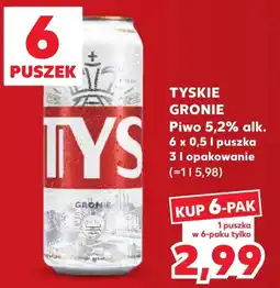 Kaufland Piwo Tyskie Gronie oferta