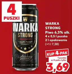 Kaufland Warka Strong oferta