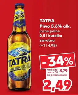 Kaufland Piwo TATRA oferta