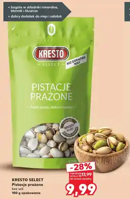 Kaufland KRESTO SELECT Pistacje prażone bez soli oferta