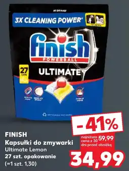Kaufland Finish Kapsułki do zmywarki Ultimate Lemon oferta