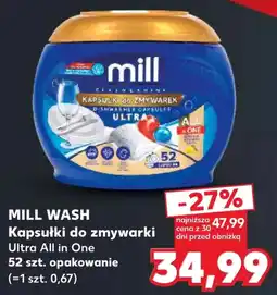 Kaufland Mill Wash Kapsułki do zmywarki Ultra All in One oferta