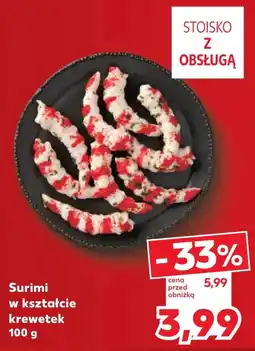 Kaufland Surimi w kształcie krewetek oferta