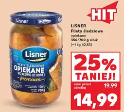 Kaufland Filety śledziowe opiekane w zalewie octowej premium Lisner oferta