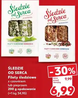 Kaufland Śledzie od Serca Filety śledziowe oferta