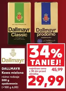 Kaufland Dallmayr Kawa mielona oferta