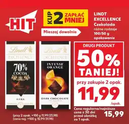 Kaufland Lindt Excellence Czekolada oferta