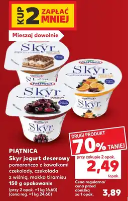 Kaufland PIĄTNICA Skyr jogurt deserowy oferta