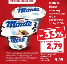 Kaufland Deser mleczny Monte oferta