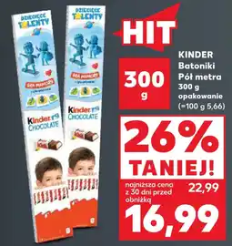 Kaufland Kinder Batoniki Pół metra oferta