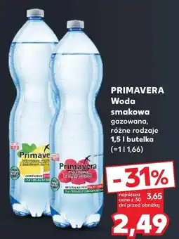 Kaufland Woda smakowa gazowana oferta