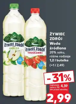 Kaufland Żywiec Zdrój Woda źródlana oferta