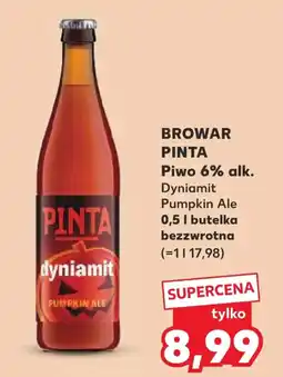 Kaufland Piwo Dyniamit oferta