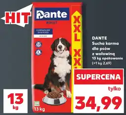 Kaufland Dante Sucha karma dla psów z wołowiną oferta