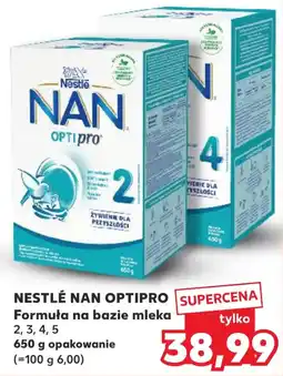 Kaufland Nestlé NAN OPTIPRO Formuła na bazie mleka oferta