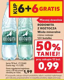 Kaufland Woda mineralna RODOWITA oferta