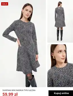Greenpoint Sukienka Mini Nadruk Tydla Łacika oferta