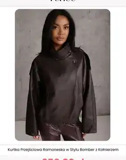 Renee Kurtka Przejściowa Ramoneska w Stylu Bomber z Kołnierzem oferta