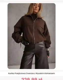Renee Kurtka Przejściowa Oversize z Wysokim Kołnierzem oferta