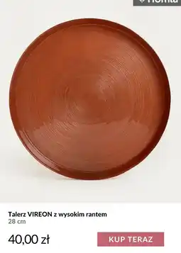 Homla Talerz VIREON z wysokim rantem oferta