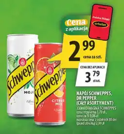 Arhelan Napój Schweppes, Dr Pepper oferta