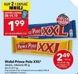 Lewiatan Wafel Prince Polo XXL classic, mleczne oferta