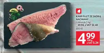 Karp Filet ze Skórą Nacinany