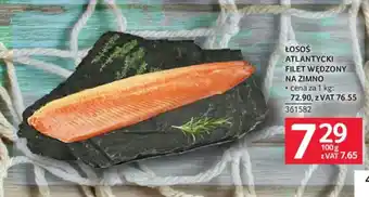 Łosoś Atlantycki Filet Wędzony na Zimno