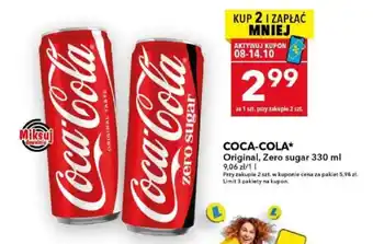 Coca-Cola Original, Zero sugar