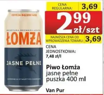 Piwo Łomża Jasne Pełne