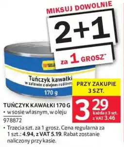 Selgros Tuńczyk kawałki oferta