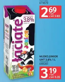 Selgros Mleko Łaciate Junior UHT oferta