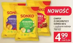 Selgros Chipsy z ciecierzycy Sonko oferta
