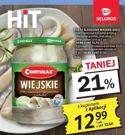 Selgros Contimax Filety Śledziowe Wiejskie oferta