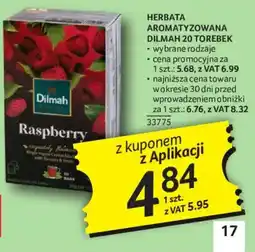 Selgros Herbata aromatyzowana Dilmah Raspberry oferta