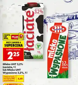Biedronka Mleko UHT 3,2% Łaciate oferta