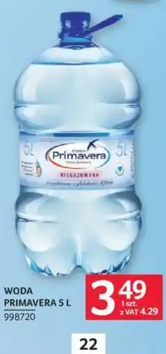 Selgros Woda Primavera oferta