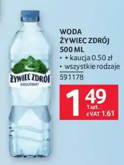 Selgros Woda Żywiec Zdrój oferta