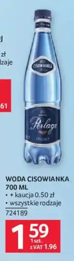 Selgros Woda Cisowianka Perlage oferta