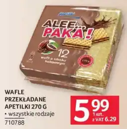 Selgros Wafle Przekładane Apetilki oferta