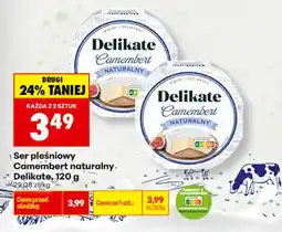 Biedronka Ser pleśniowy Camembert naturalny Delikate oferta