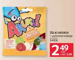 Selgros Żelki Akuku! Owocki oferta