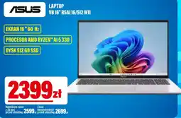 RTV EURO AGD Laptop ASUS VB 16" R5AI 16/512 W11 oferta