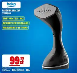 RTV EURO AGD Parownica Ręczna Beko STM4116B oferta