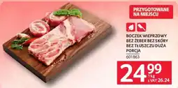 Selgros Boczek wieprzowy bez żeber bez skóry bez tłuszczu duża porcja oferta