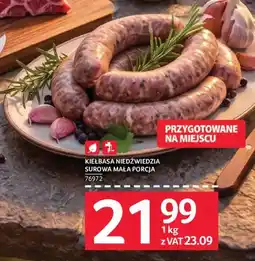 Selgros Kiełbasa Niedźwiedzia Surowa Mała Porcja oferta