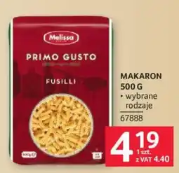 Selgros Melissa Primo Gusto Fusilli oferta
