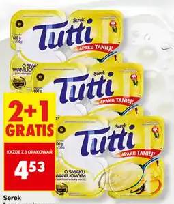Biedronka Serek krem waniliowy oferta